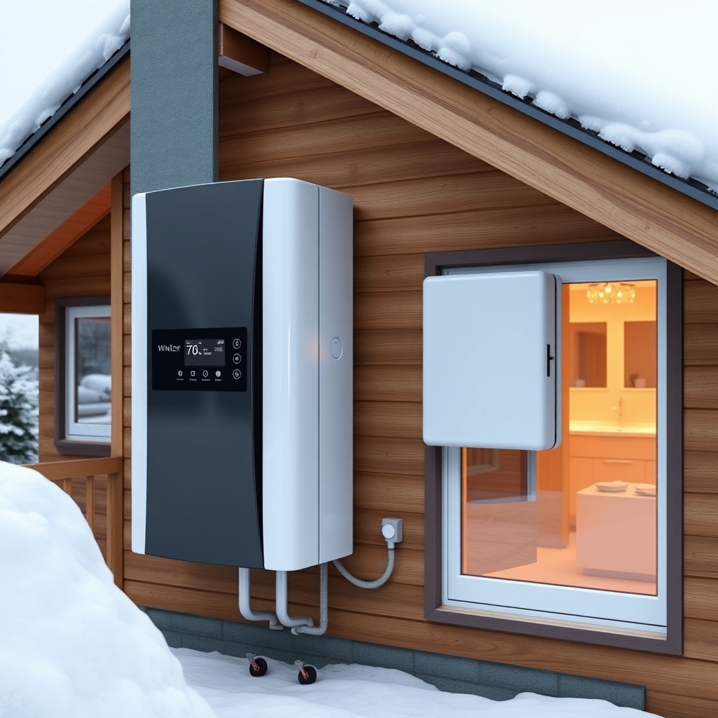 A clean photorealistic photo of a compact Wintergarten Eco 800 attached to a modern house