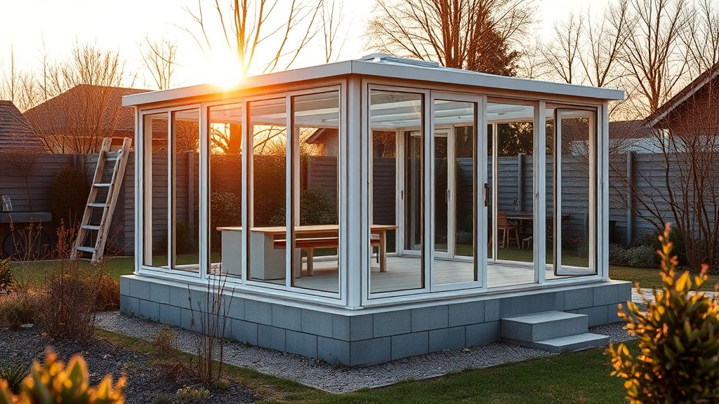 Wintergarten Eco 800: Selbstbau oder Profi-Montage?