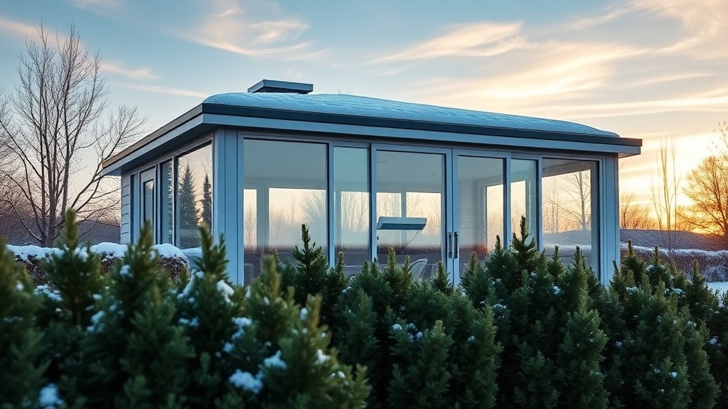 Wintergarten Eco 800: Winterfestigkeit und Wartung
