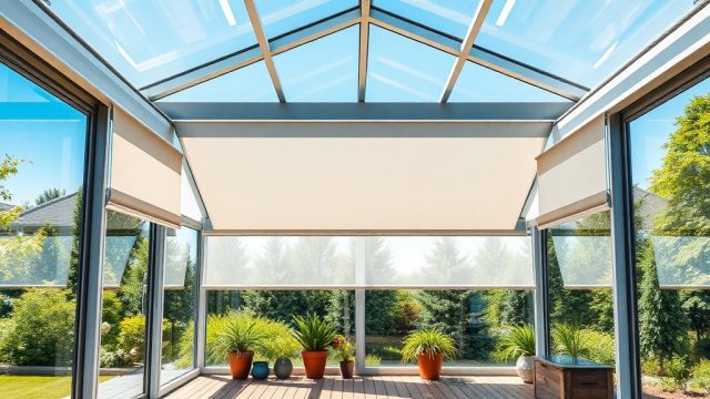 Wintergarten Eco 800: Optimale Beschattung und Sonnenschutz für den Sommer