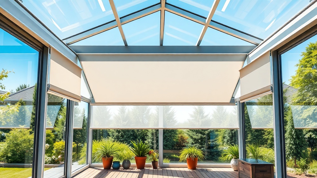 Wintergarten Eco 800: Optimale Beschattung und Sonnenschutz für den Sommer