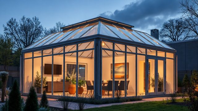 Wintergarten Eco 800: Isolierung von Dach und Wand – So vermeiden Sie Wärmebrücken