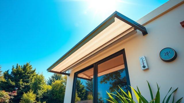 Wintergarten Eco 800: Klimatisierung und Hitzeschutz im Sommer