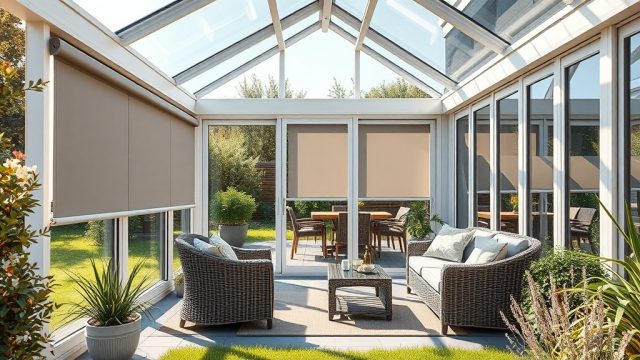 Wintergarten Pro Line 3000: Sonnenschutz und Beschattung für den Sommer