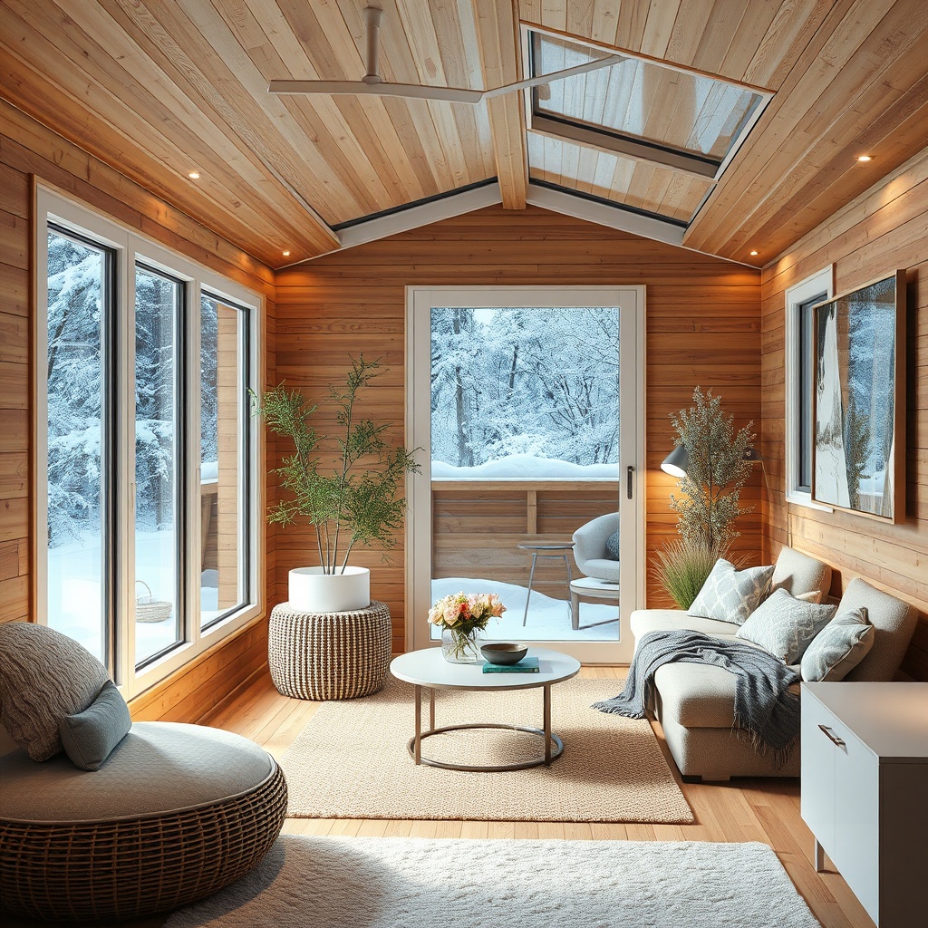 Fotorealistische Aufnahme eines Wintergarten Pro Line 3000
