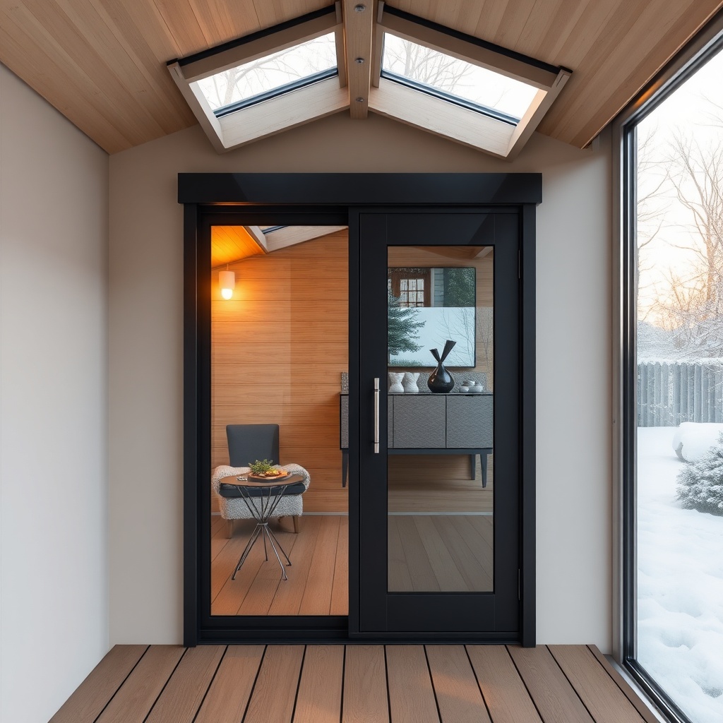 Moderner Wintergarten Eco 800 mit smartem Display