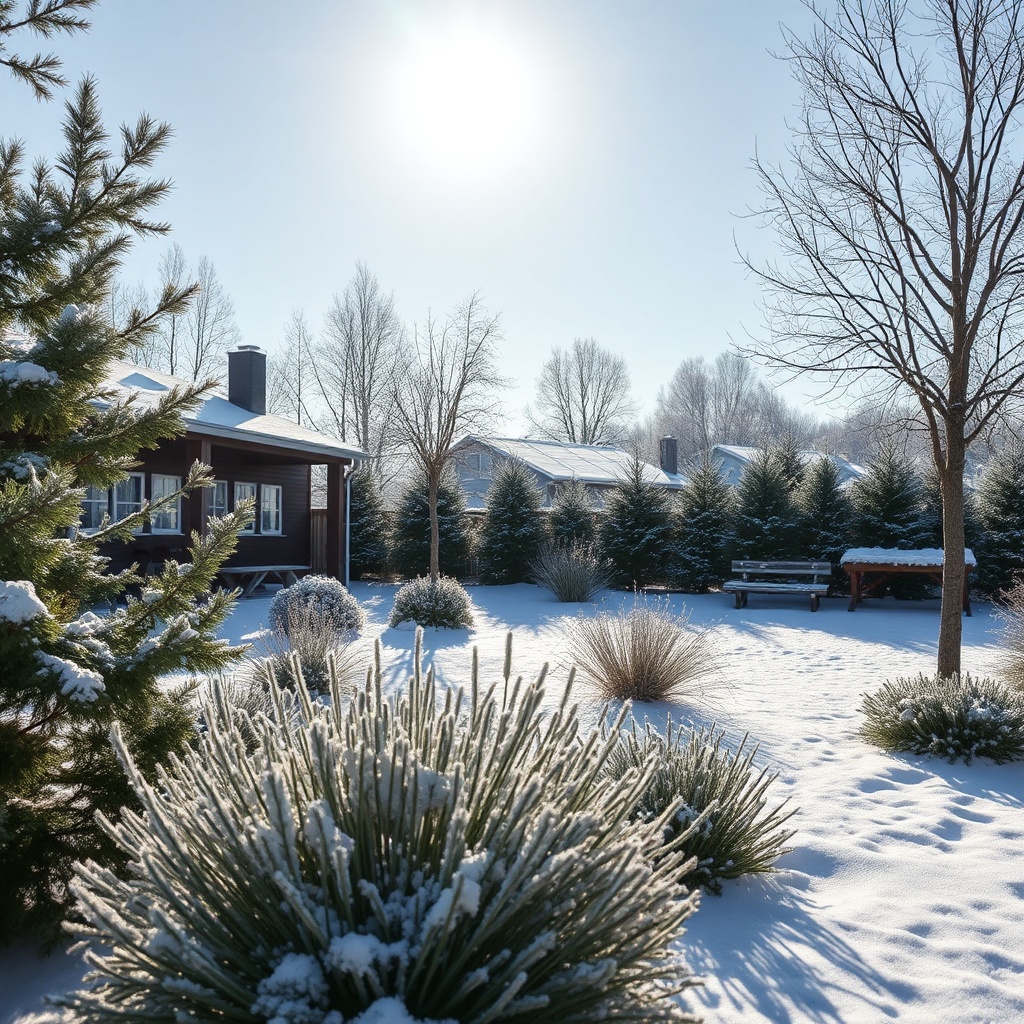Wintergarten mit PV-Dach und Grünpflanzen