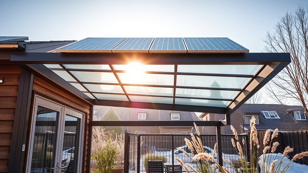 Wintergarten Eco 800: Solaranlagen-Integration – Strom aus dem Glashaus