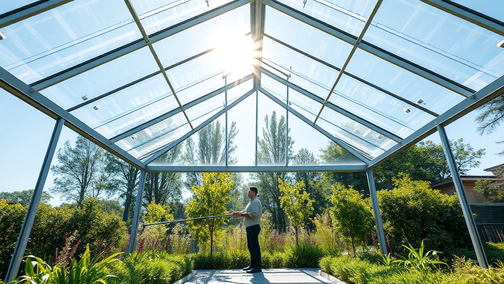 Wintergarten Pro Line 3000: Dachreinigung und Pflege – Tipps für langanhaltende Transparenz